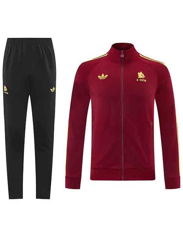 AS Roma jacket  mens maroon training tracksuit 2026-2027